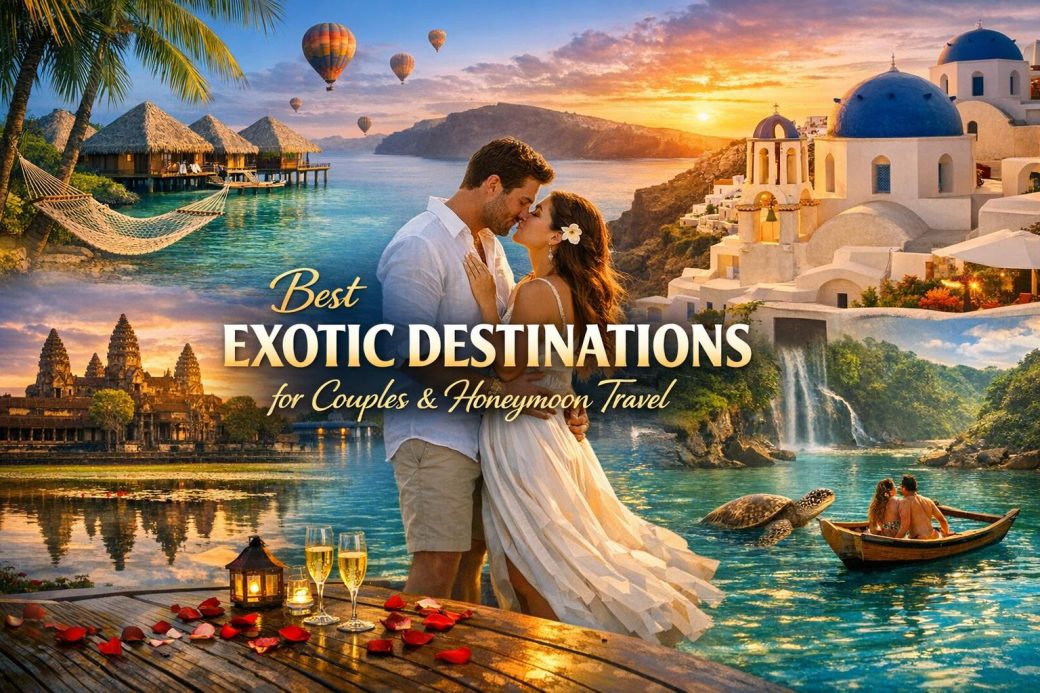 Best Exotic Destinations for Couples and Honeymoon Travel