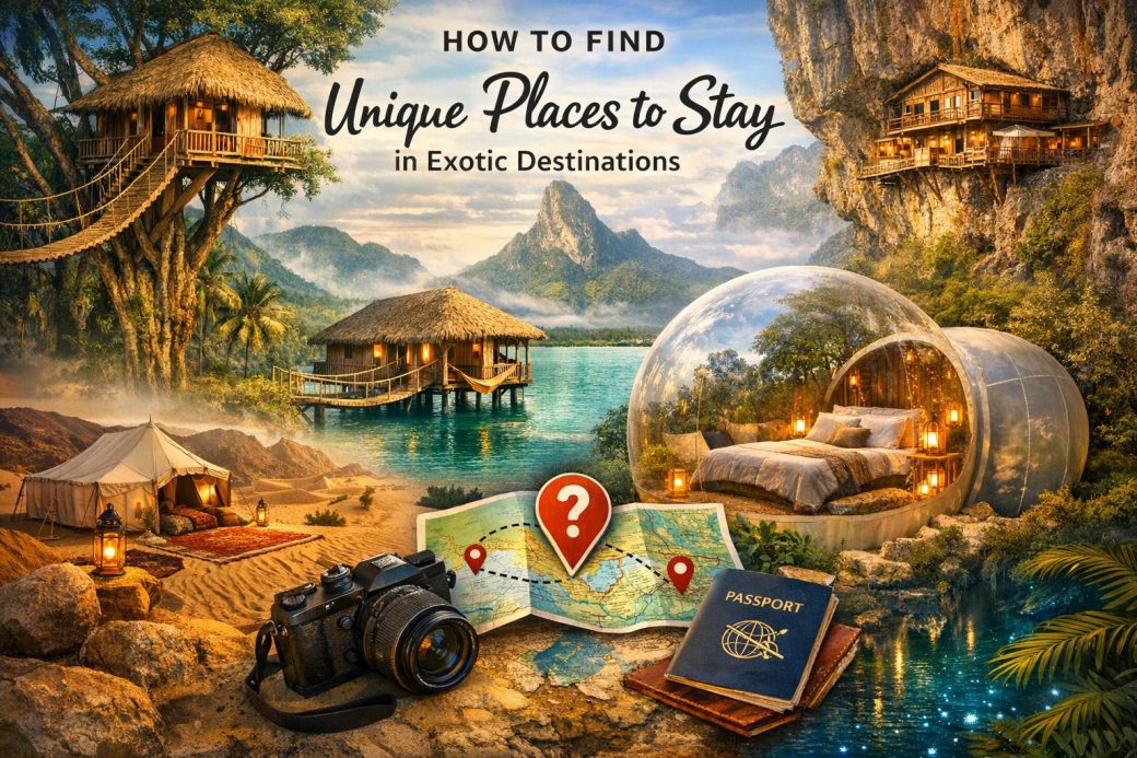 How to Find Unique Places to Stay in Exotic Destinations