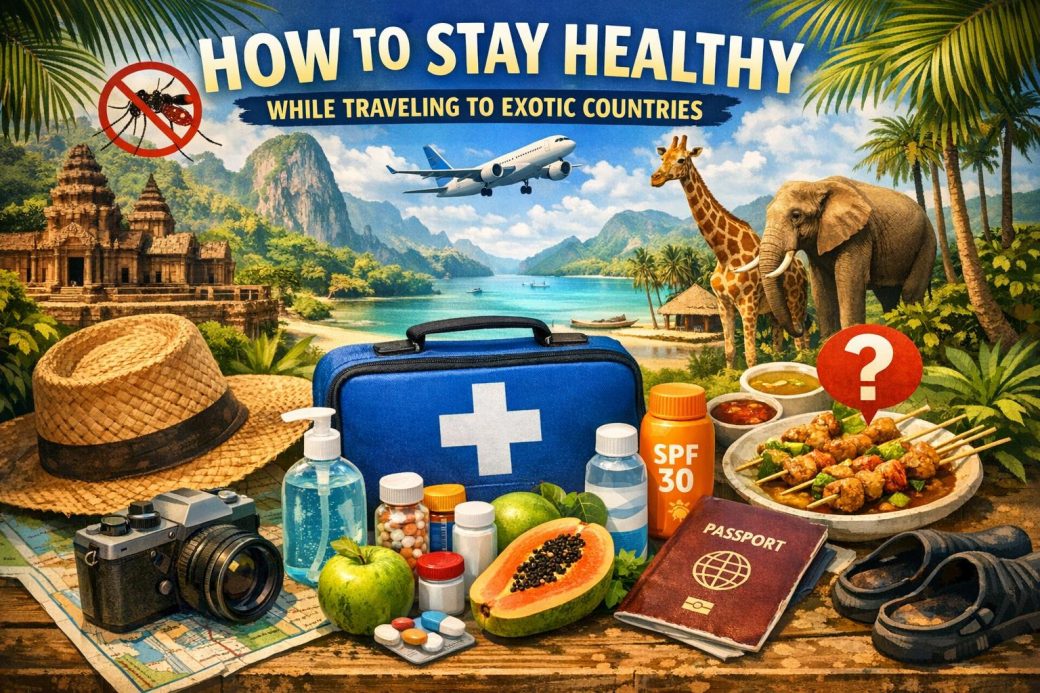 How to Stay Healthy While Traveling to Exotic Countries